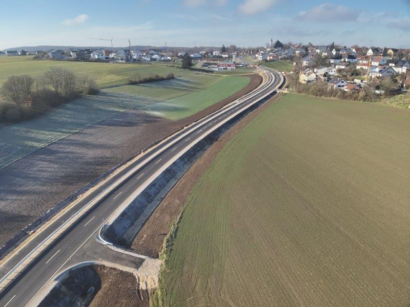 Termin der Verkehrsfreigabe für die Baumaßnahme auf der Rennstrecke Kelheim - Ihrlerstein BA 1